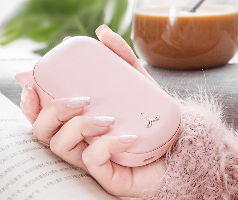 Portable USB Rechargeable Hand Warmer Power Bank