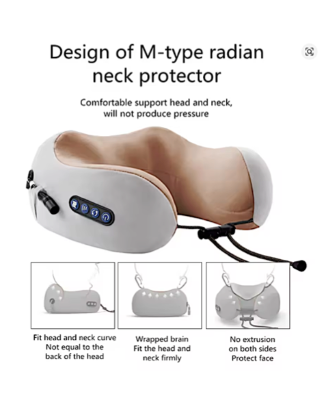 U-Shaped Neck Massager Pillow