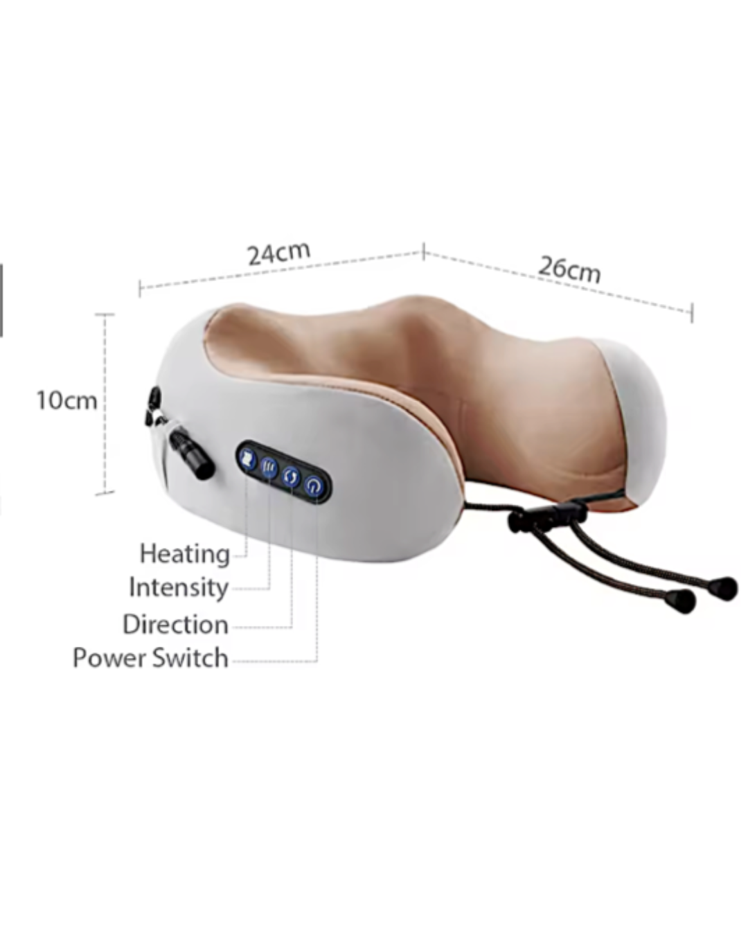 U-Shaped Neck Massager Pillow