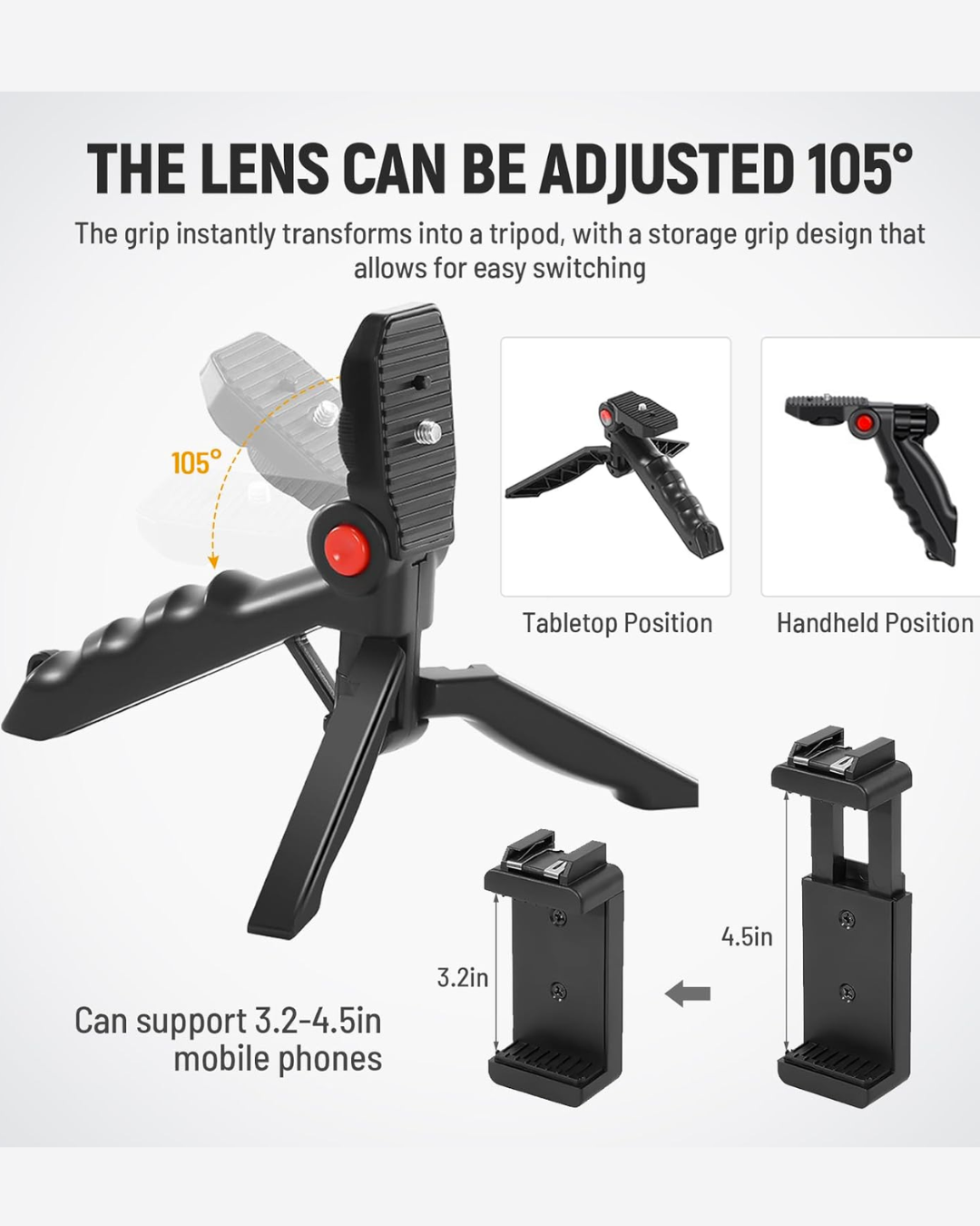KIT-01LM Camera Equipment with Desk Light and Tripod
