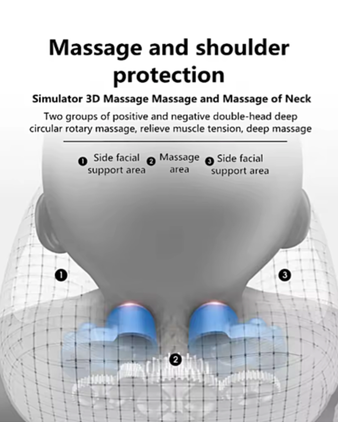 U-Shaped Neck Massager Pillow