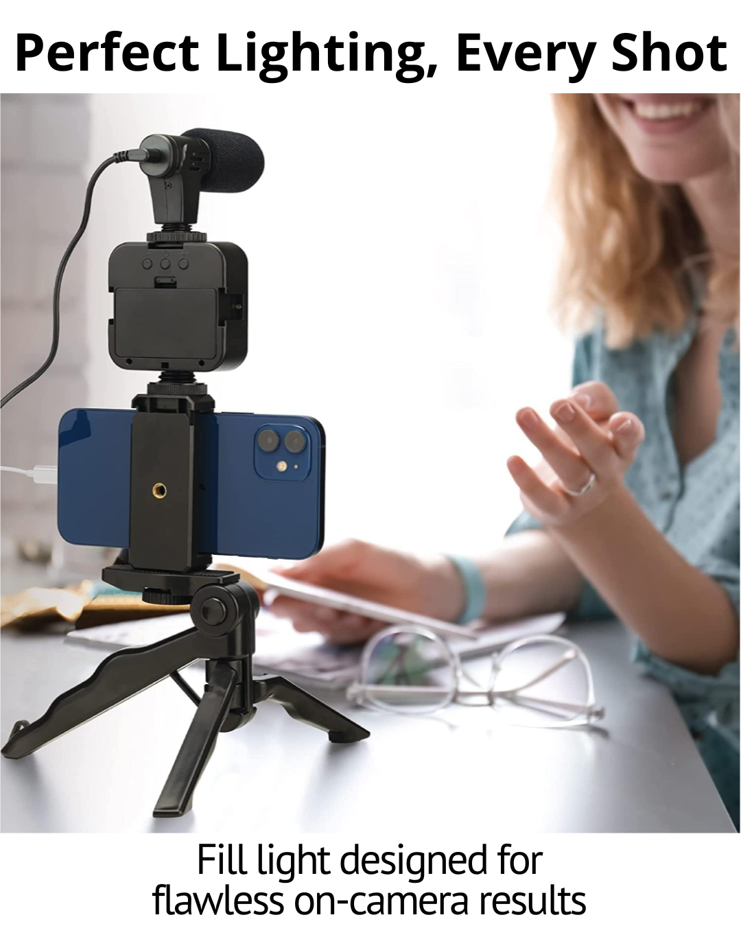 KIT-01LM Camera Equipment with Desk Light and Tripod