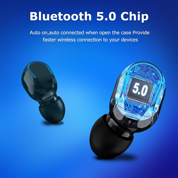 Wireless Earbuds with 48H Battery & Charging Case