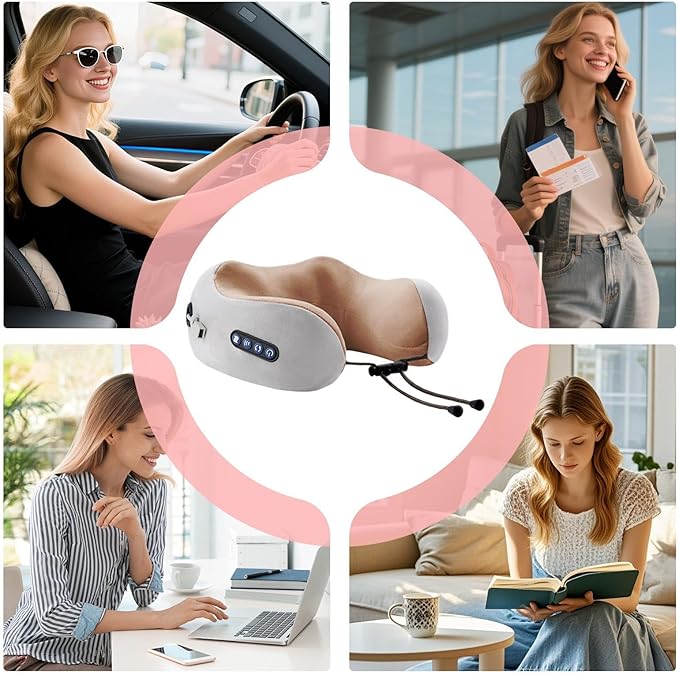 U-Shaped Neck Massager Pillow